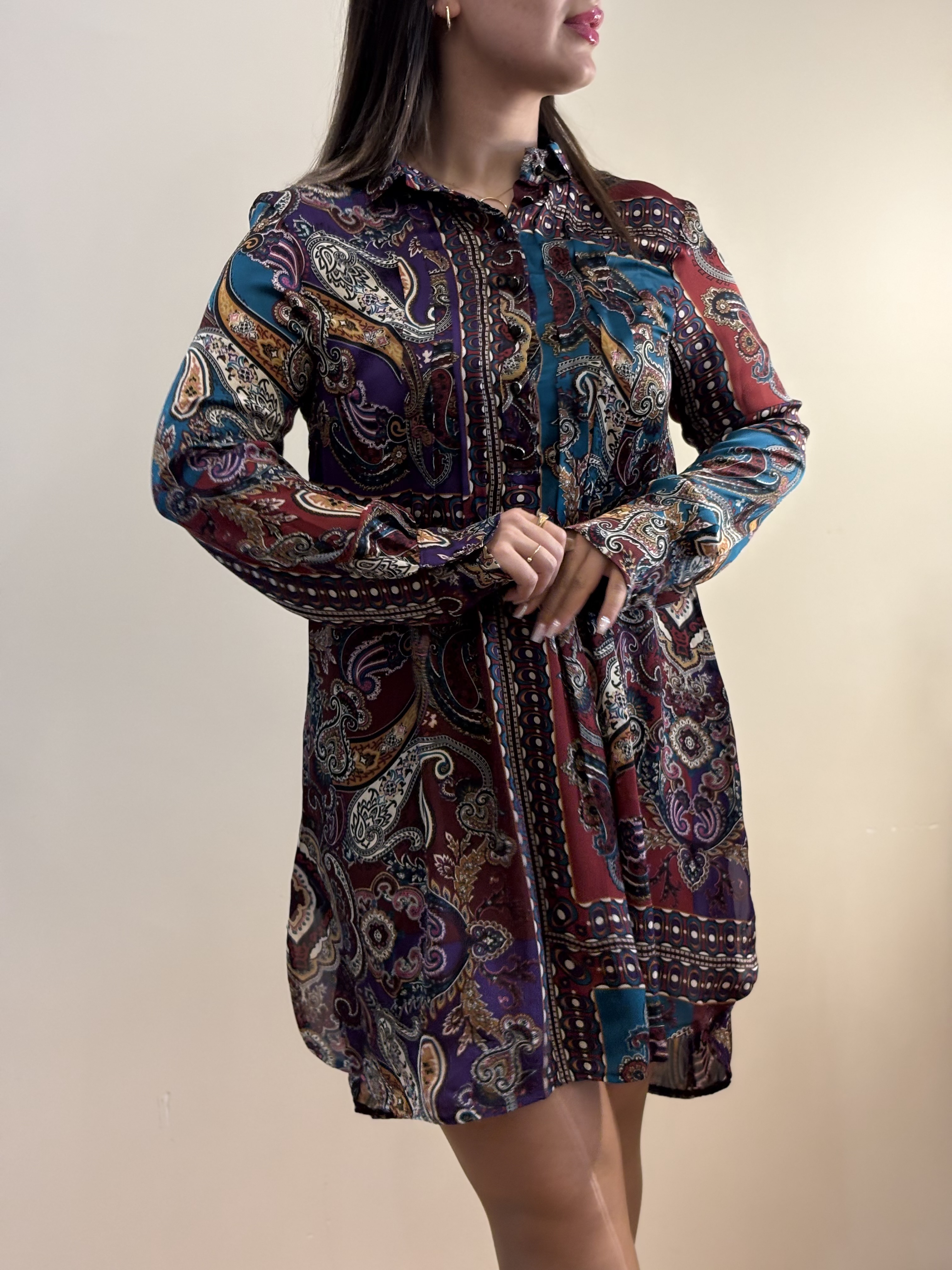 پیراهن مجلسی ساتن ابریشم